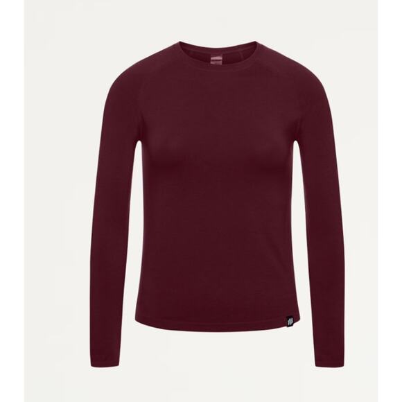 Jaanuu Women's Burgundy React Outlast Underscrub - Size XS - Picture 1 of 6